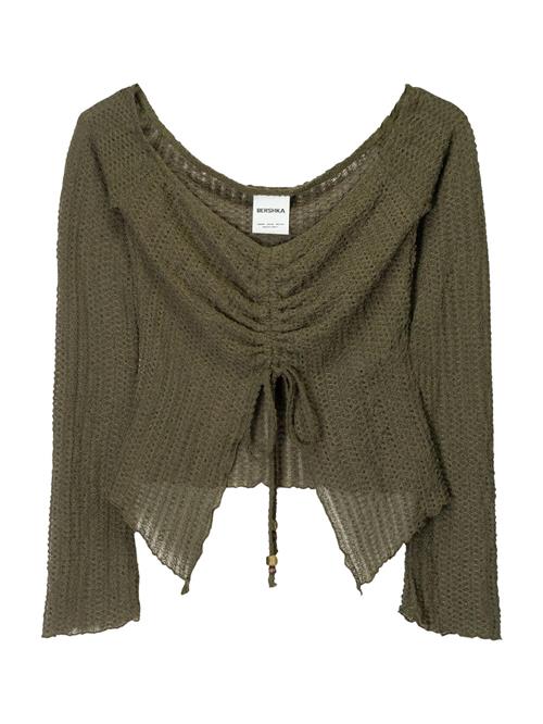 Bershka Pullover  oliven