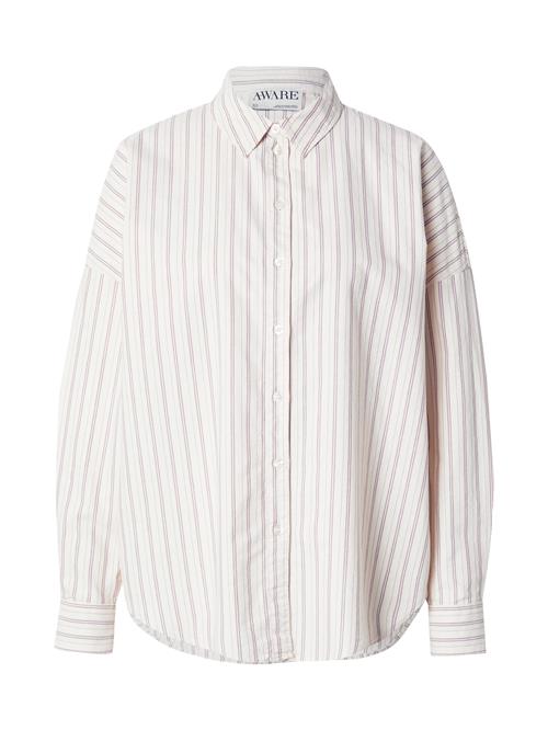 Aware Bluse 'VMParis'  ecru / aubergine