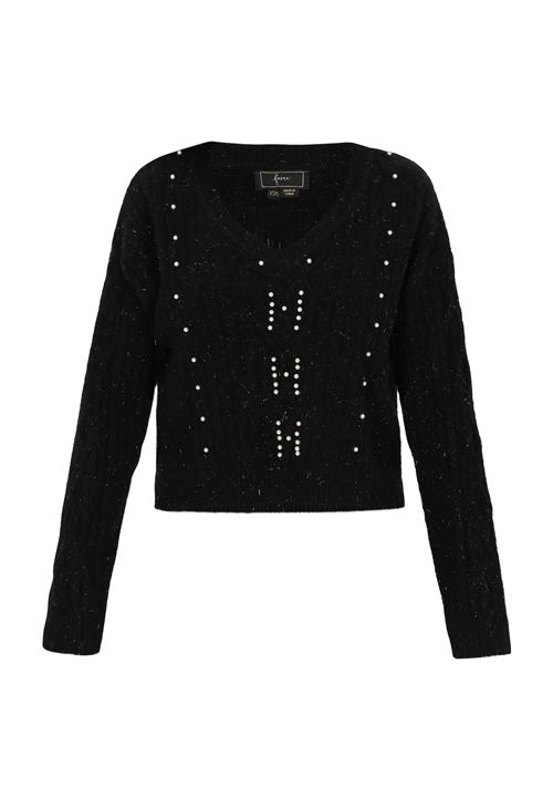 faina Pullover  sort / hvid