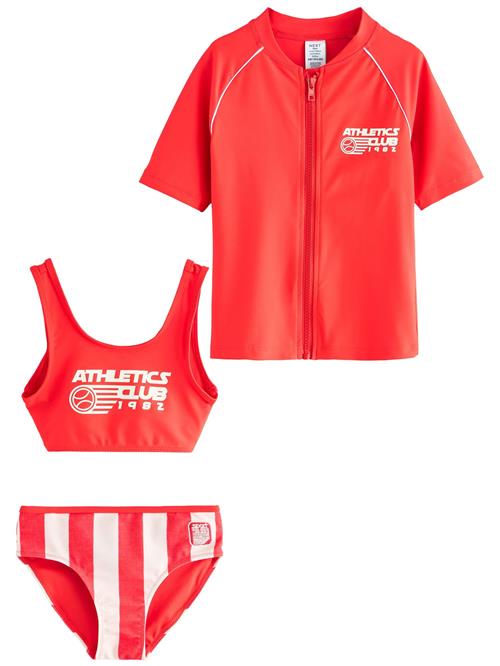 Next Sæt  creme / rød / hvid