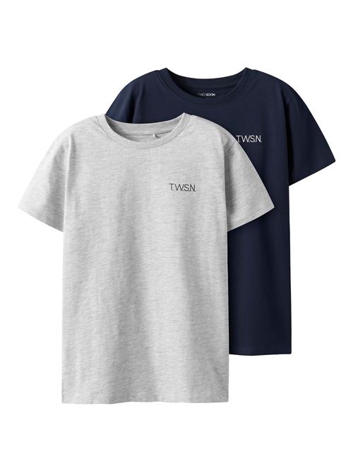 TWO SOON Shirts  blå / grå
