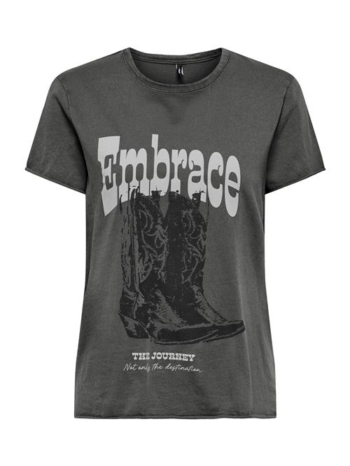 ONLY Shirts 'ONLLUCY'  lysegrå / mørkegrå / sort