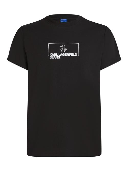 KARL LAGERFELD JEANS Bluser & t-shirts  sort / hvid