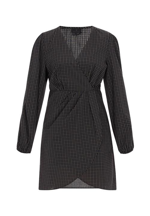 DreiMaster Klassik Kjole  cappuccino / lysegrå / sort