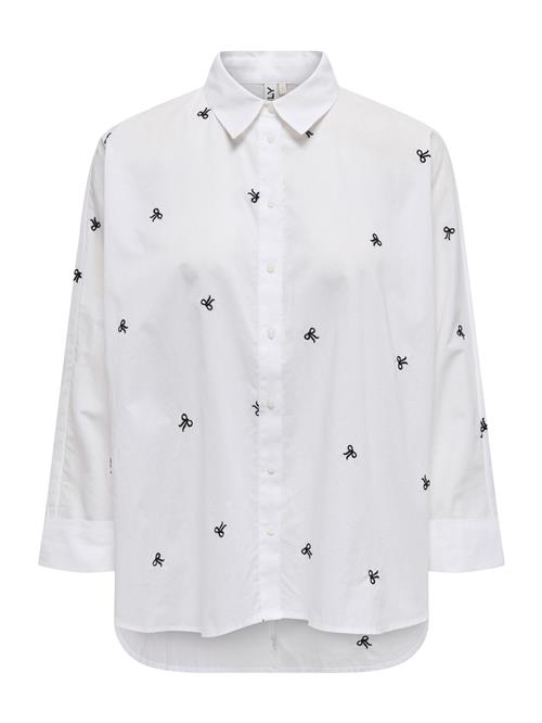 ONLY Bluse 'ONLNEW LINA GRACE'  sort / hvid