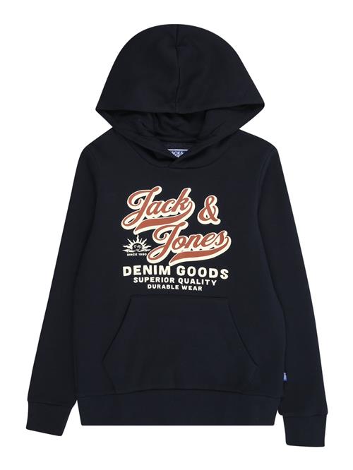 Jack & Jones Junior Sweatshirt  ecru / natblå / brun
