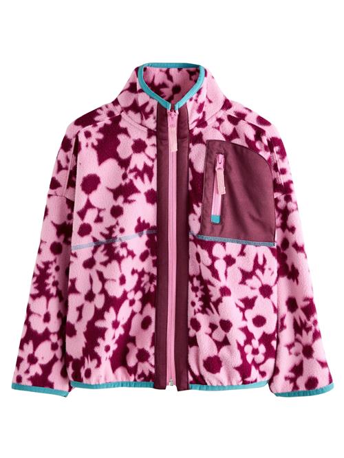 Next Fleecejakke  blå / bær / lys pink