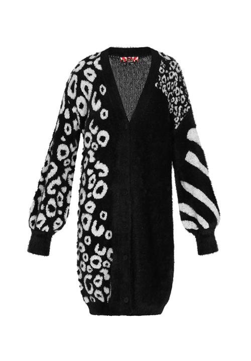 myMo ROCKS Cardigan  sort / hvid