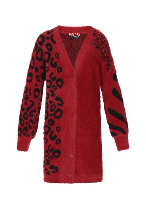 myMo ROCKS Cardigan  burgunder / sort