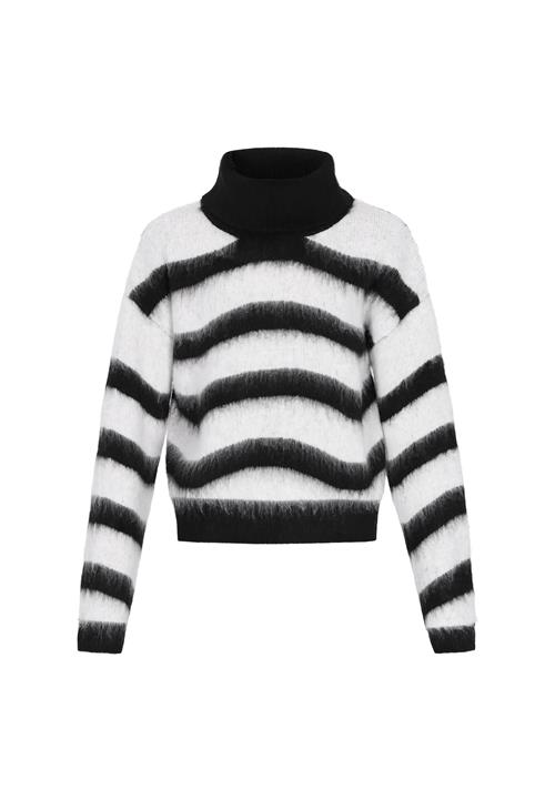 myMo ROCKS Pullover  sort / hvid