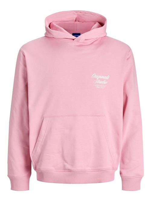 JACK & JONES Sweatshirt  lys pink / hvid