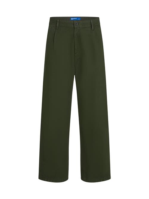 KARL LAGERFELD JEANS Lærredsbukser  mørkegrøn