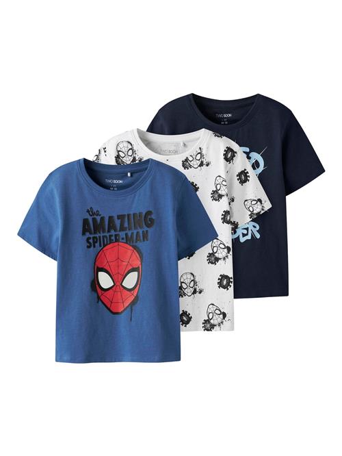 TWO SOON Shirts 'Spider-Man'  blå / marin / rød / hvid