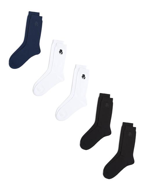 Karl Lagerfeld Sokker  navy / sort / hvid