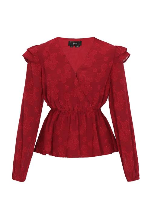 faina Bluse  burgunder