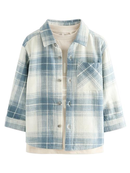 Next Sæt  ecru / royalblå / lyseblå / hvid