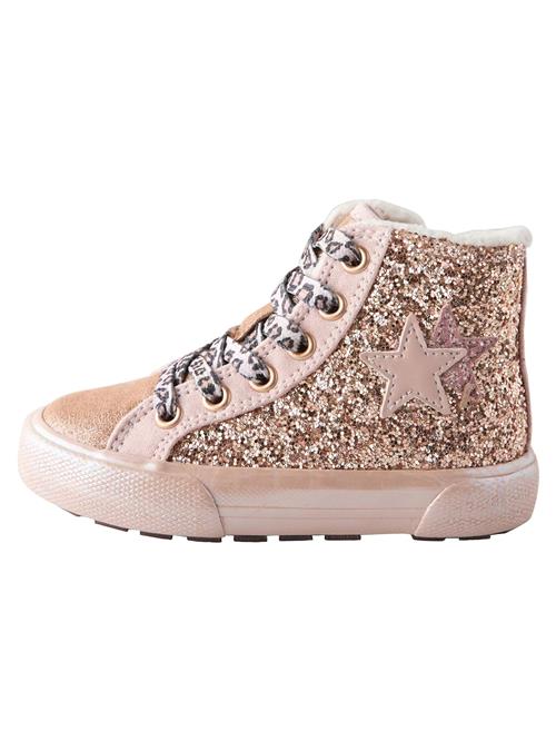 Next Sneakers  guld / lys pink
