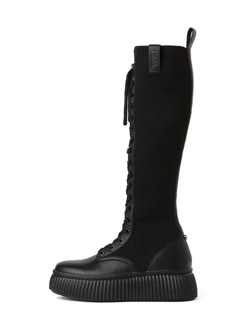 Karl Lagerfeld Snørestøvler  sort