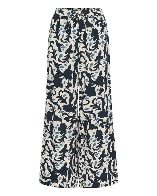 Part Two Bukser 'Tine'  natblå / cyanblå / æggeskal