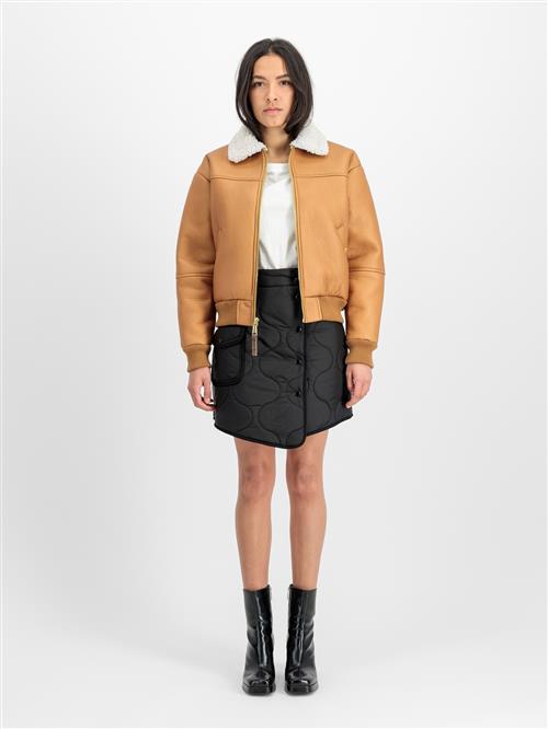 ALPHA INDUSTRIES Overgangsjakke  lysebrun / hvid