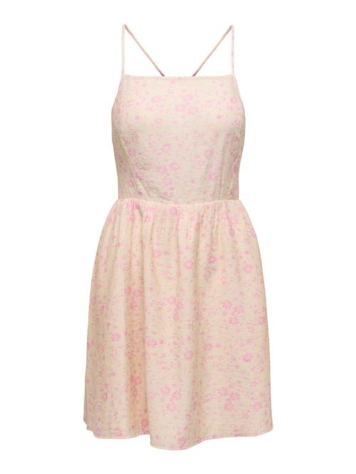ONLY Kjole 'ONLEloise'  ecru / pink