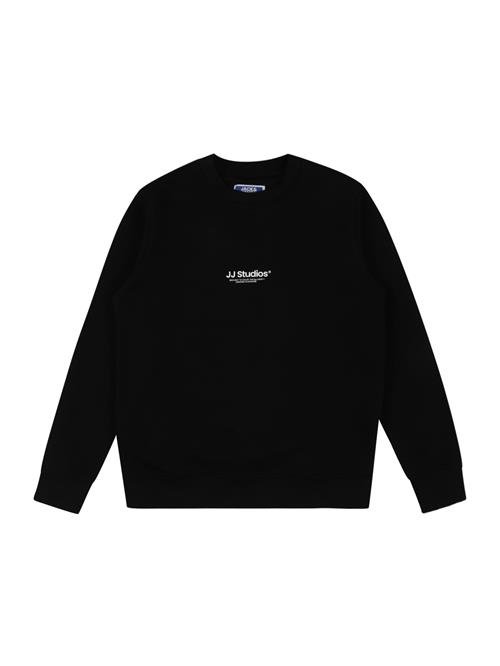 Jack & Jones Junior Sweatshirt 'JJESOHO'  sort / hvid