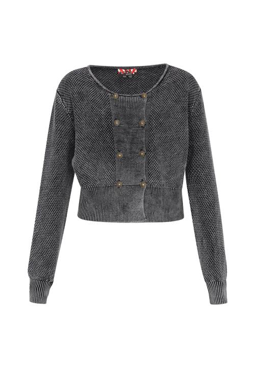 myMo ROCKS Cardigan  sort-meleret