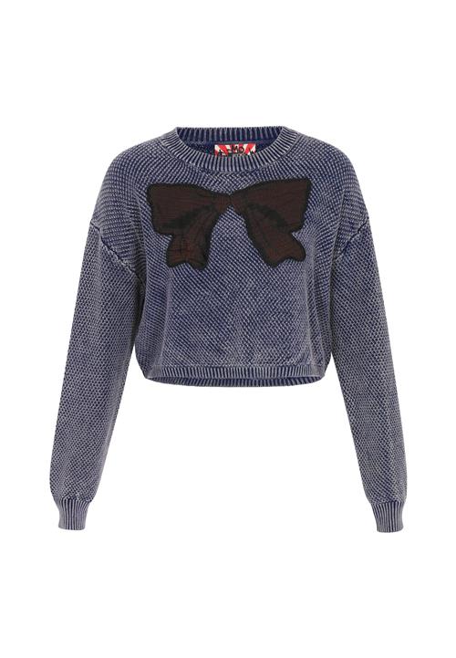 myMo ROCKS Pullover  navy / brun / sort