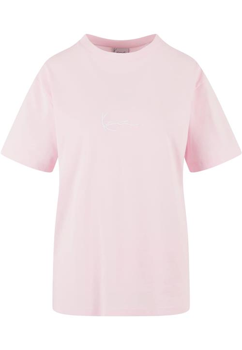 Karl Kani Shirts 'Signature'  pastelpink / rød