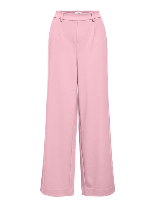 OBJECT Bukser med lægfolder 'OBJLisa'  lavendel