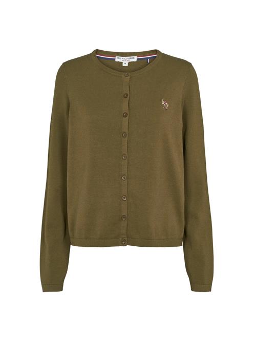 U.S. POLO ASSN. Cardigan 'Kimmi'  oliven