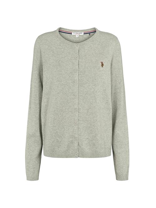 U.S. POLO ASSN. Cardigan 'Kimmi'  grå-meleret