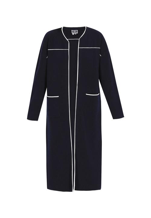 DreiMaster Maritim Cardigan  navy / hvid