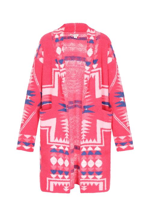IZIA Cardigan  blandingsfarvet / fuchsia