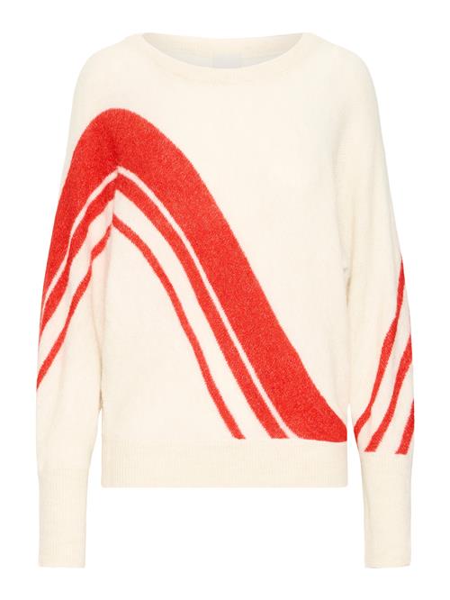 ICHI Pullover 'IHKAMARA'  beige / orange