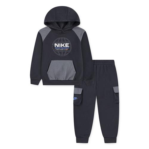 Nike Sportswear Joggingdragt  grå / antracit / hvid