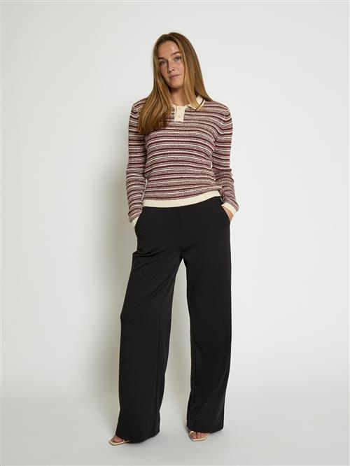 DESIRES Pullover 'Kallie'  creme / mørkebrun