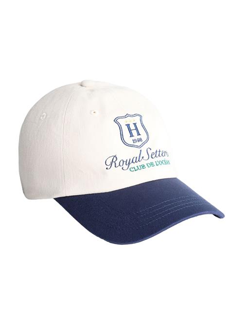 Bershka Hætte  creme / navy / smaragd