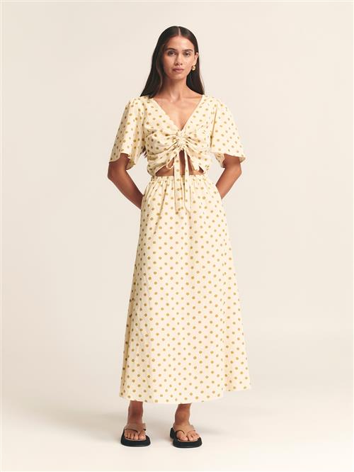 St MRLO Kjole 'Bobbie'  chamois / gylden gul