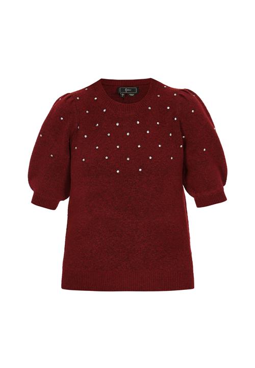 faina Pullover  mørkerød