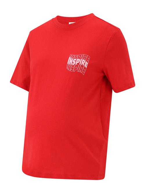 Only Maternity Shirts 'OLMJASMINE'  gammelrosa / rød / hvid