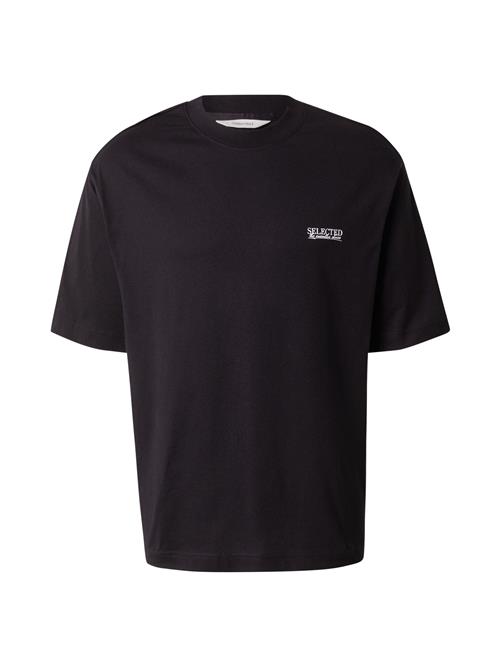 SELECTED Bluser & t-shirts 'SLHNORMAN'  sort / hvid