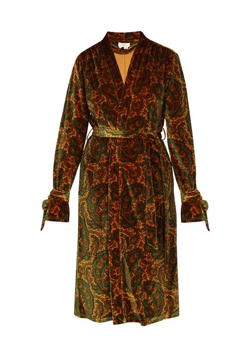 usha FESTIVAL Kimono  gul / mørkegrøn / mørkeorange