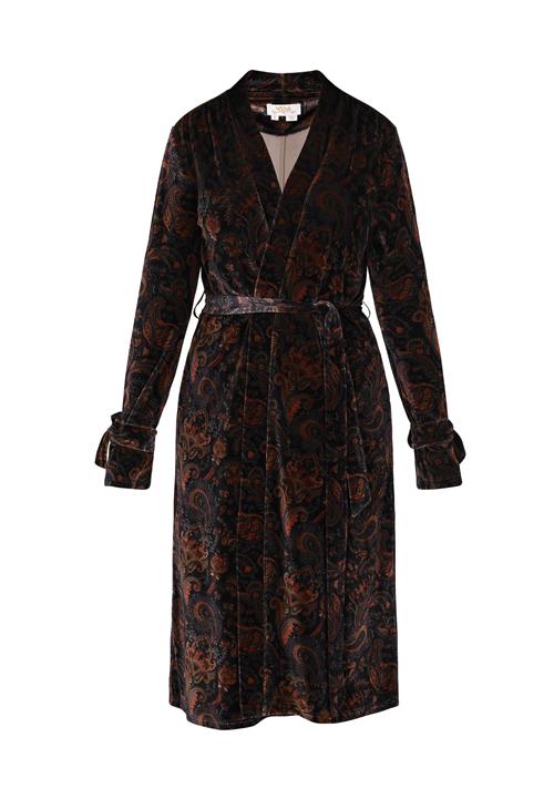 usha FESTIVAL Kimono  brun / violetblå