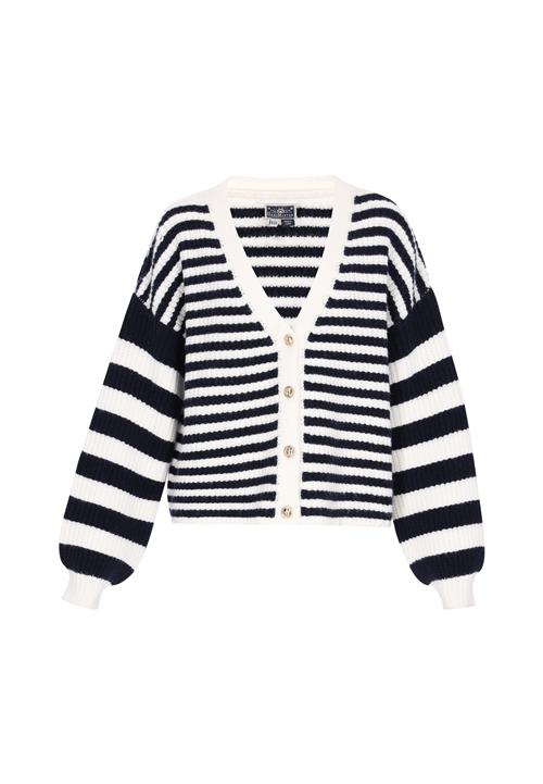 DreiMaster Maritim Cardigan  navy / hvid