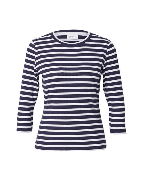COMMA Shirts  navy / hvid