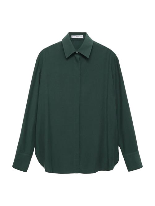 MANGO Bluse 'LIMA'  mørkegrøn