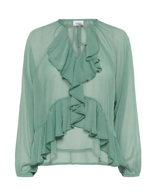 SAINT TROPEZ Bluse 'Jacelyn'  pastelgrøn