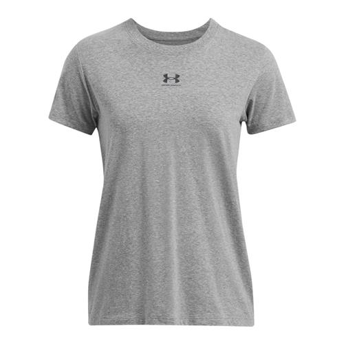 UNDER ARMOUR Funktionsbluse  grå-meleret / sort