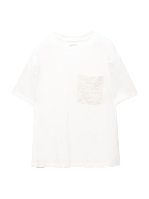 Pull&Bear Shirts  lysebeige / hvid